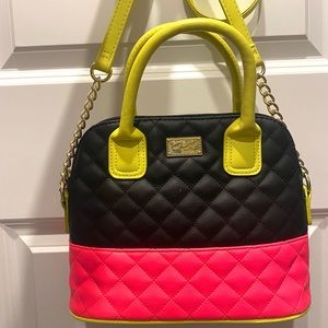 Luv Betsy Neon Satchel Purse